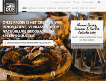 Tablet Screenshot of dijknaturalcollections.com
